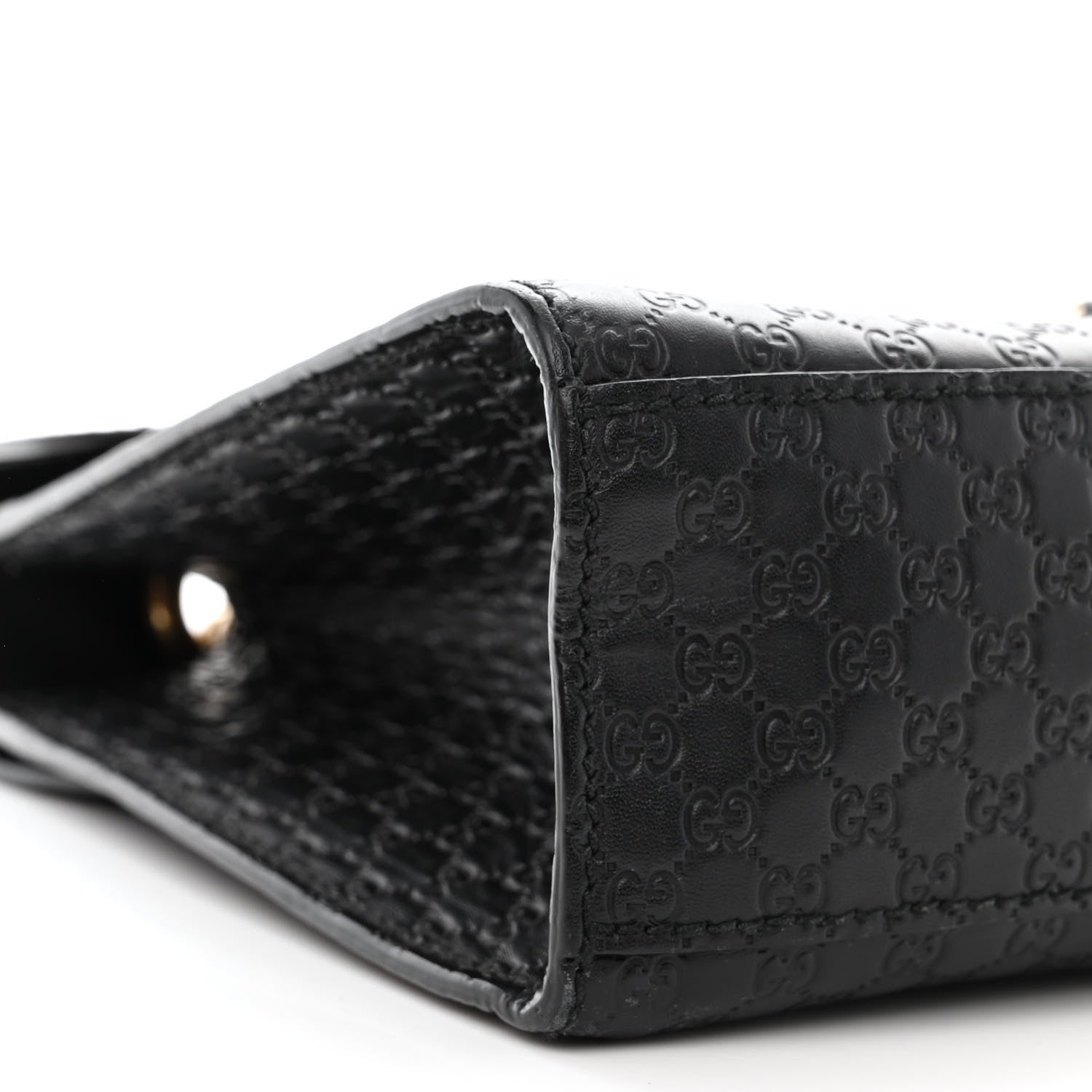 Gucci Microguccissima Medium Emily Chain Shoulder Bag Black 9 of 13
