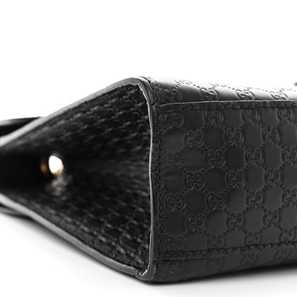 Gucci Microguccissima Medium Emily Chain Shoulder Bag Black 9 of 13