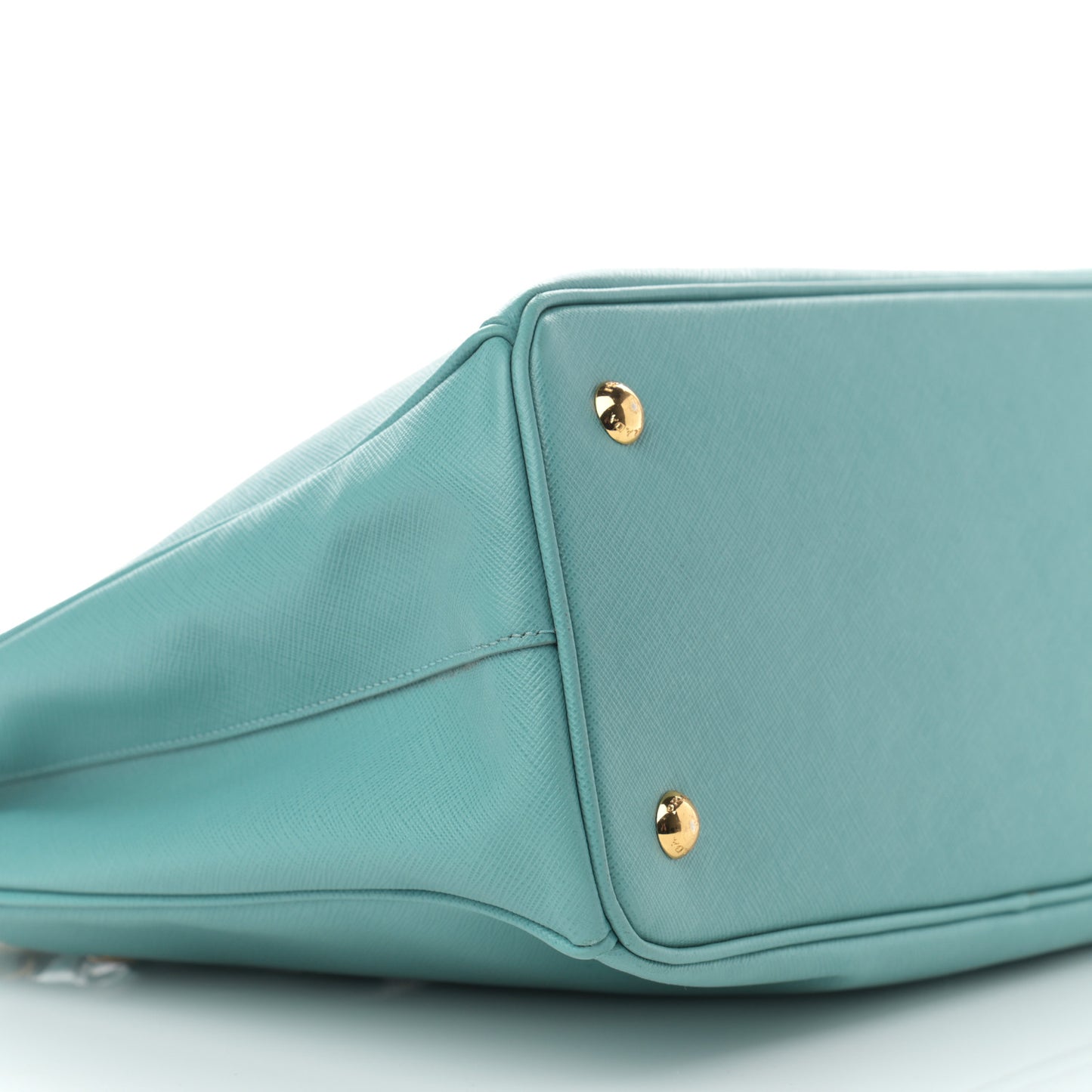Saffiano Medium Galleria Double Zip Tote Turchese