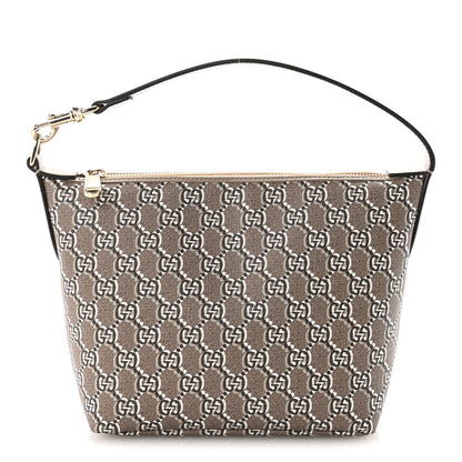 Gucci GG Shadow Monogram Super Mini Ophidia Shoulder Bag Taupe 1 of 9