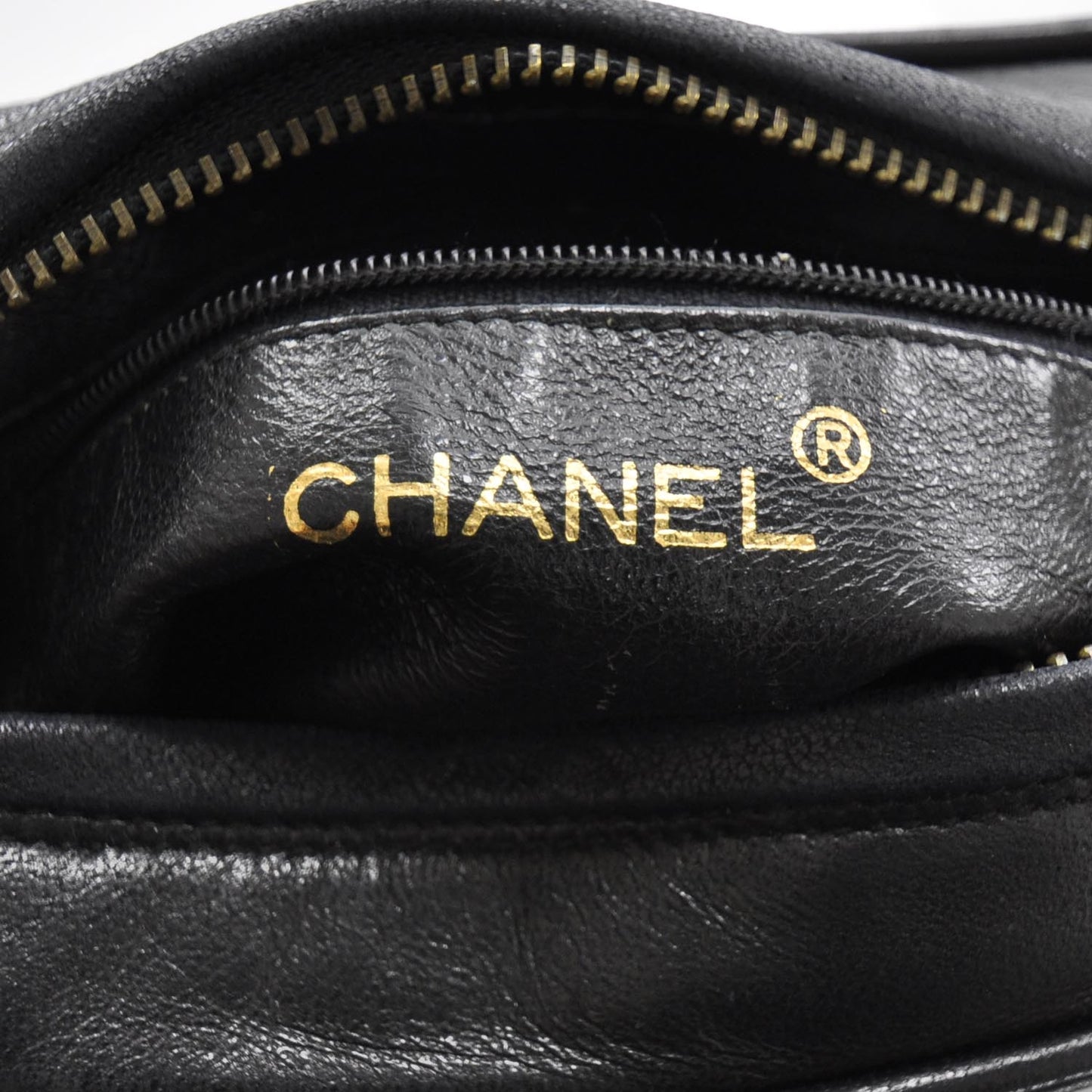 Lambskin Quilted Tassel Bag Black