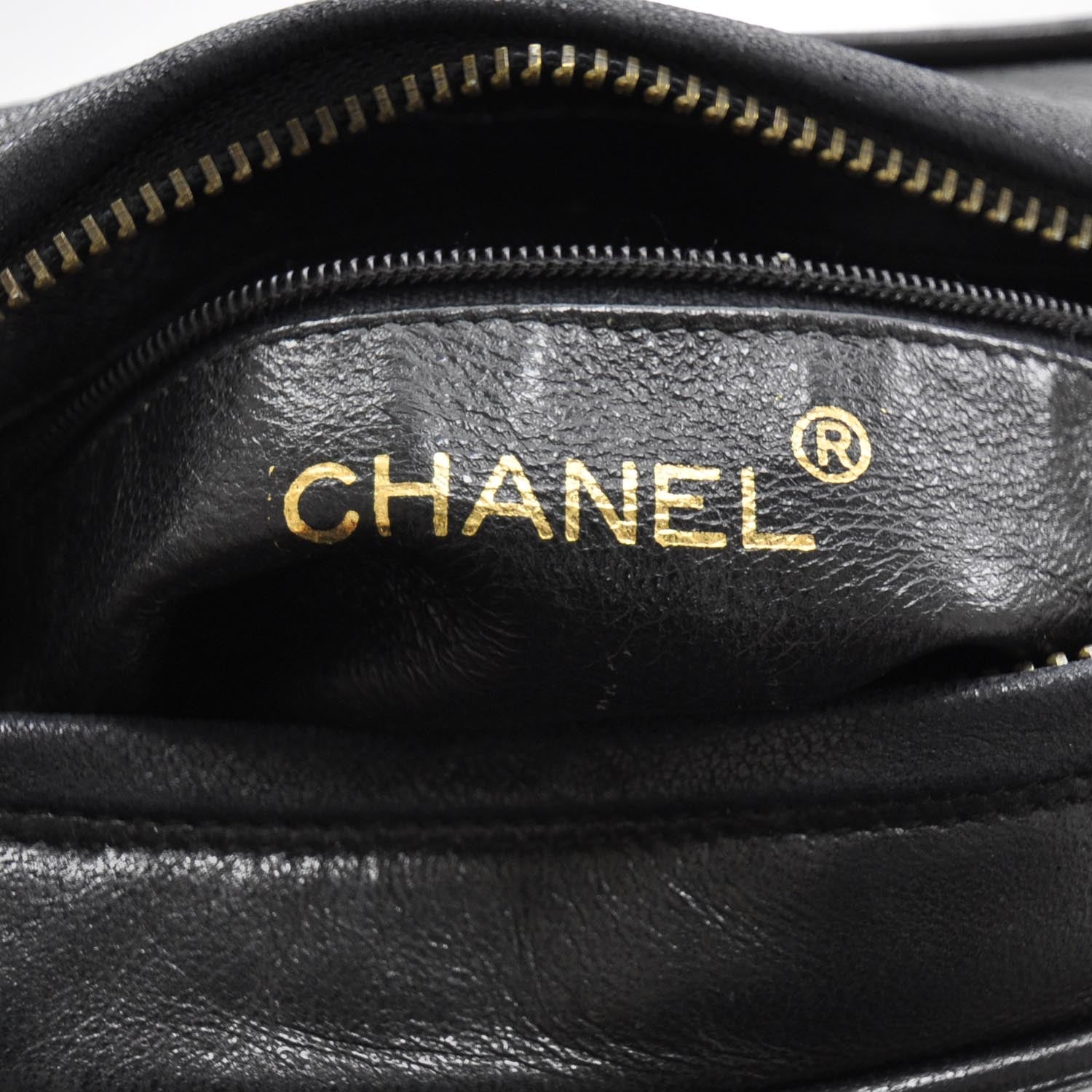 Chanel Lambskin Quilted Tassel Bag Black 8 of 11
