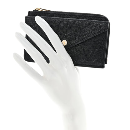Louis Vuitton Empreinte Recto Verso Card Holder Black 2 of 10