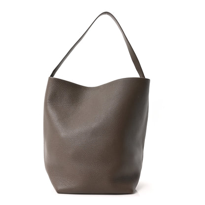 The Row Grained Calfskin Large N/S Park Tote Elephant 1 of 10