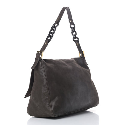 Fendi Vitello Savana Big Forever Mama Baguette Dark Brown 2 of 5