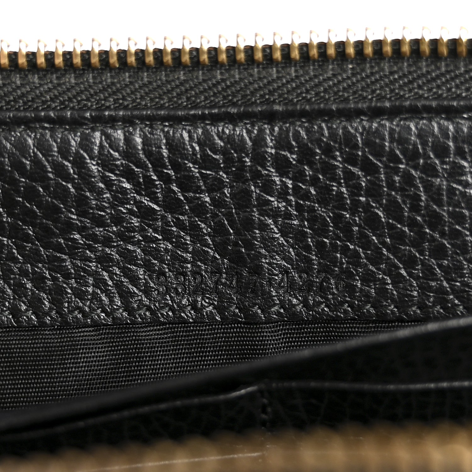 Gucci Guccissima Donna Long Wallet Black 7 of 9