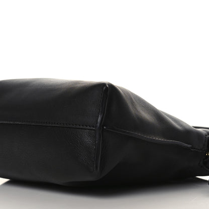 Loewe Calfskin Mini Flamenco Knot Clutch Black 8 of 9