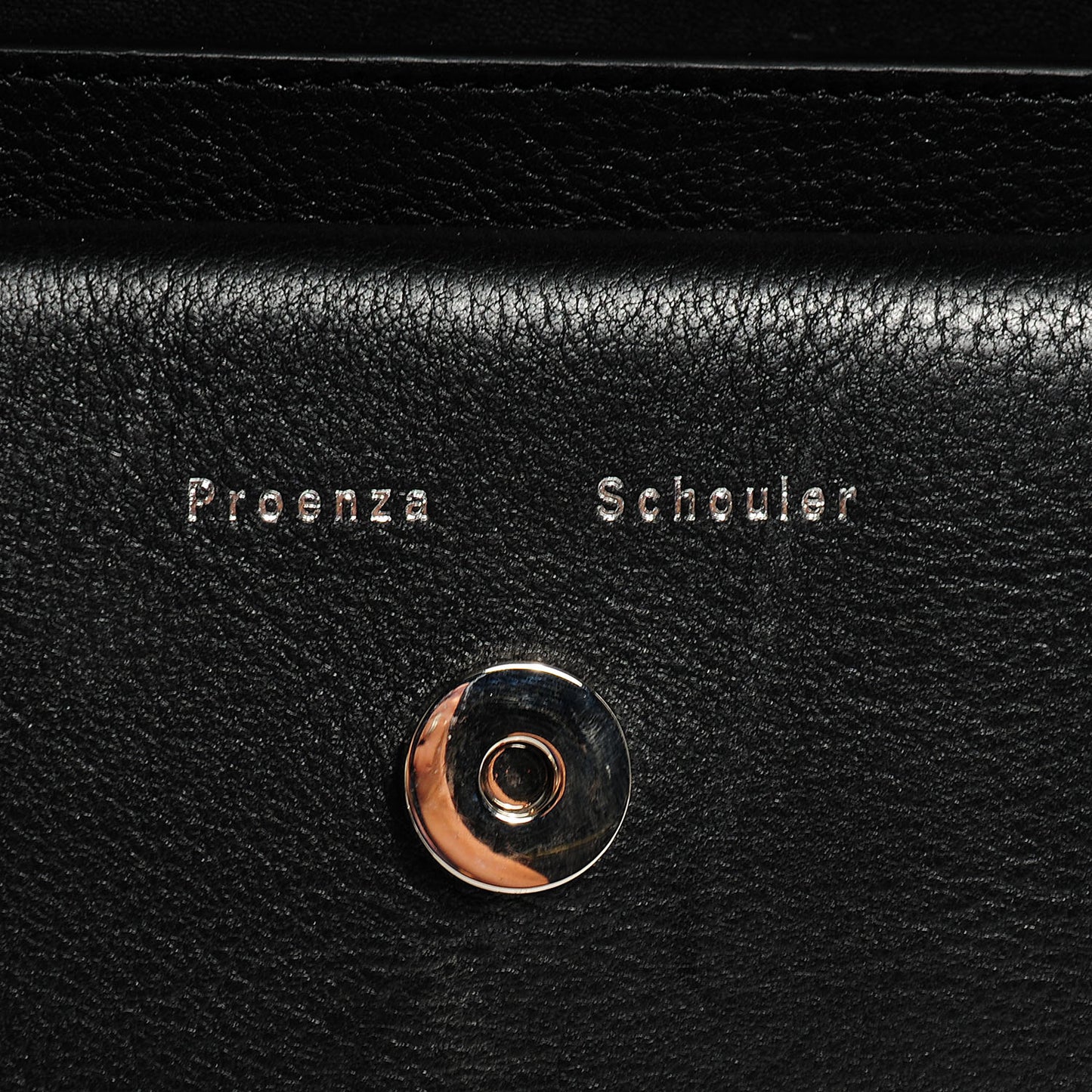 Leather PS11 Classic Shoulder Bag Old Matt Black