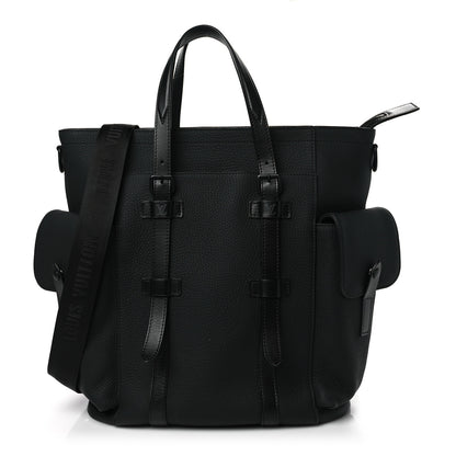 Louis Vuitton Taurillon Christopher Tote Black 1 of 8