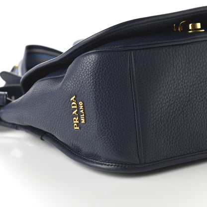 Prada Vitello Daino Logo Messenger Baltico 7 of 10
