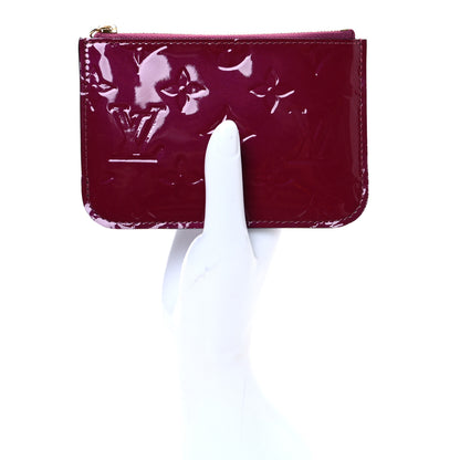 Louis Vuitton Vernis Key Pouch Magenta 2 of 8