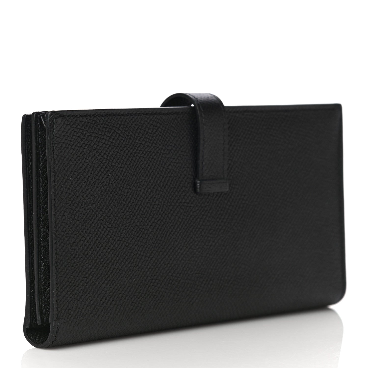 Hermes Epsom Bearn Gusset Wallet Black 3 of 10