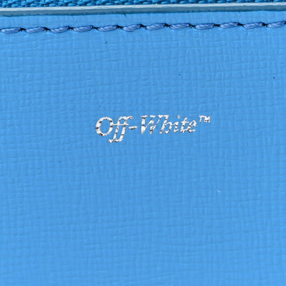 Off-White Saffiano Striped Mini Diag Binder Clip Bag Blue 7 of 18