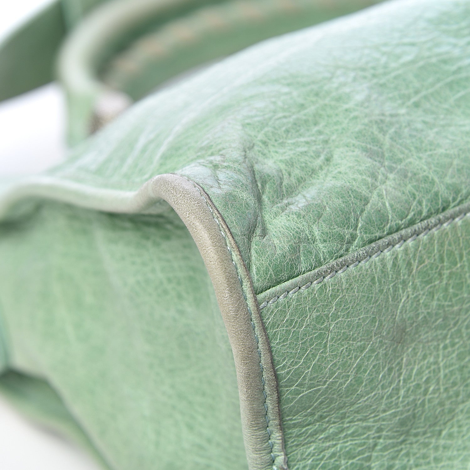 Balenciaga Agneau Giant 21 Silver Hardware City Vert D'eau 10 of 14