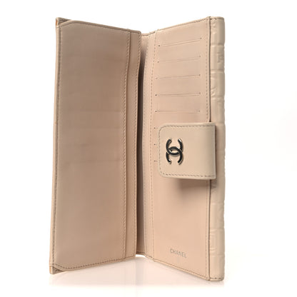 Chanel Calfskin Lucky Symbols French Wallet Light Beige 5 of 12