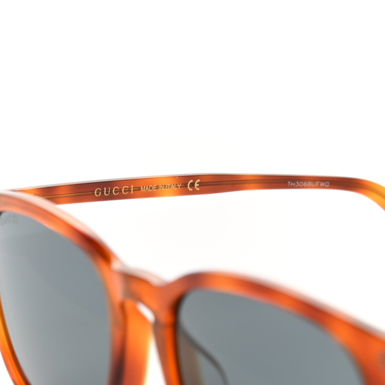 Gucci Acetate Sunglasses GG0154S Tortoise 6 of 7