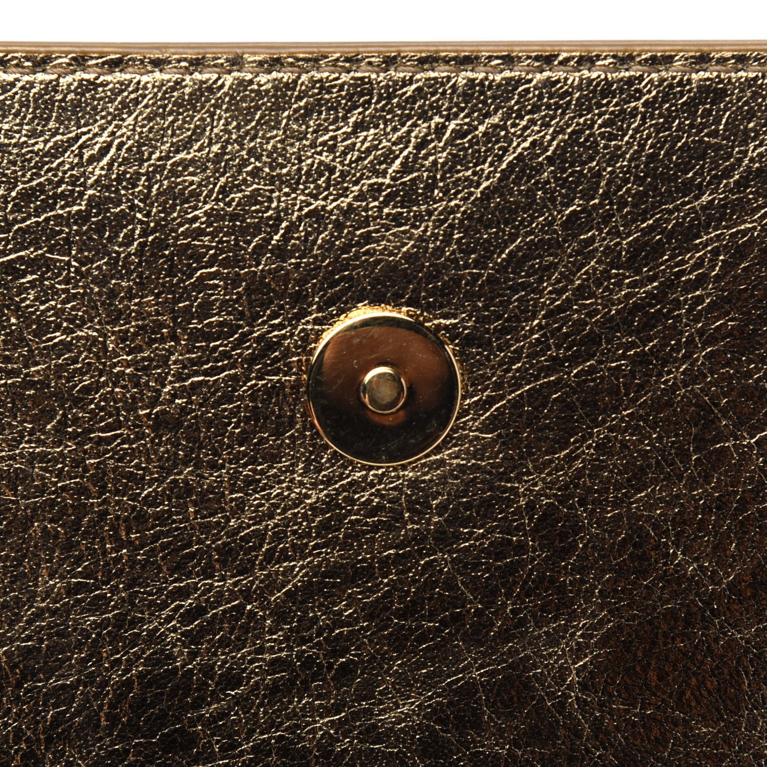 Saint Laurent Metallic Calfskin Monogram Large Belle De Jour Clutch Gold 11 of 19