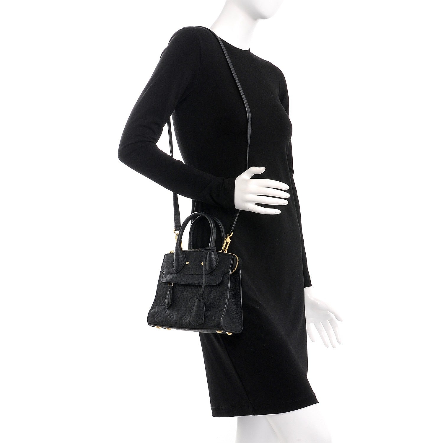 Louis Vuitton Empreinte Mini Pont-Neuf Black 2 of 8