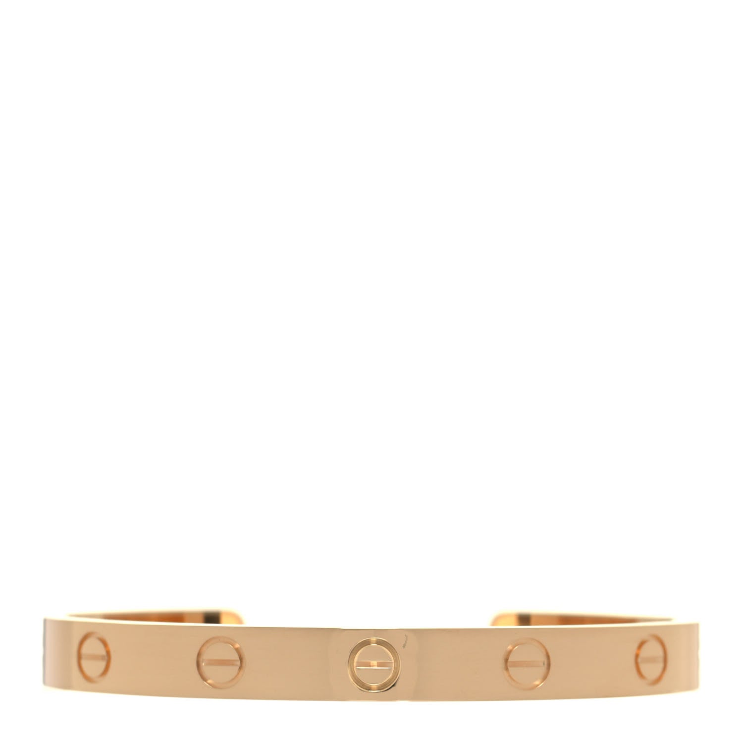 Cartier 18K Yellow Gold LOVE Cuff Bracelet 16 1 of 5