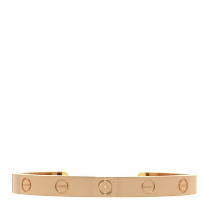 Cartier 18K Yellow Gold LOVE Cuff Bracelet 16 1 of 5