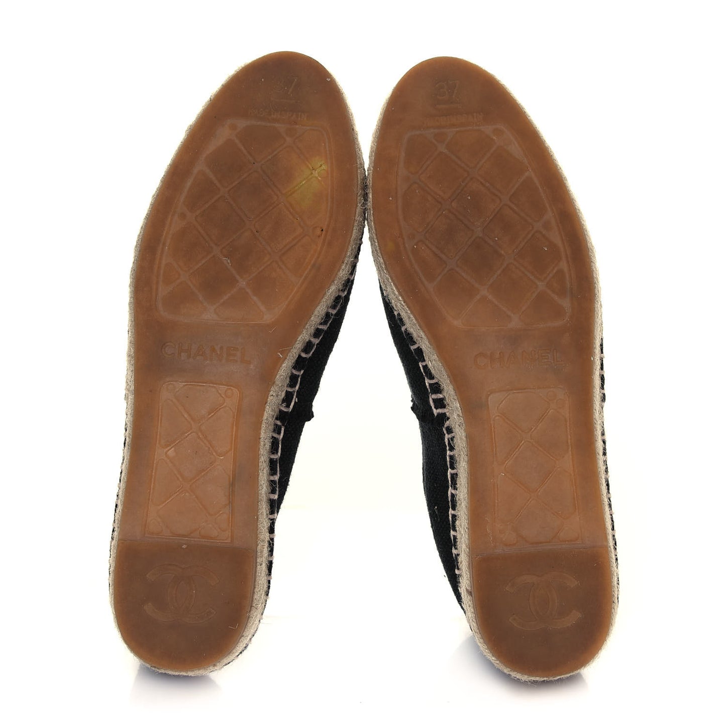 Denim Toile CC Espadrilles 37 Black