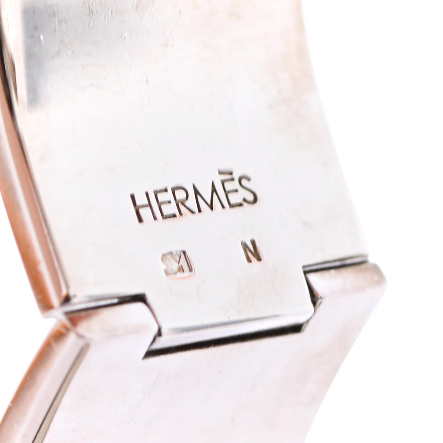 Enamel Wide Clic Clac H Bracelet PM Orange