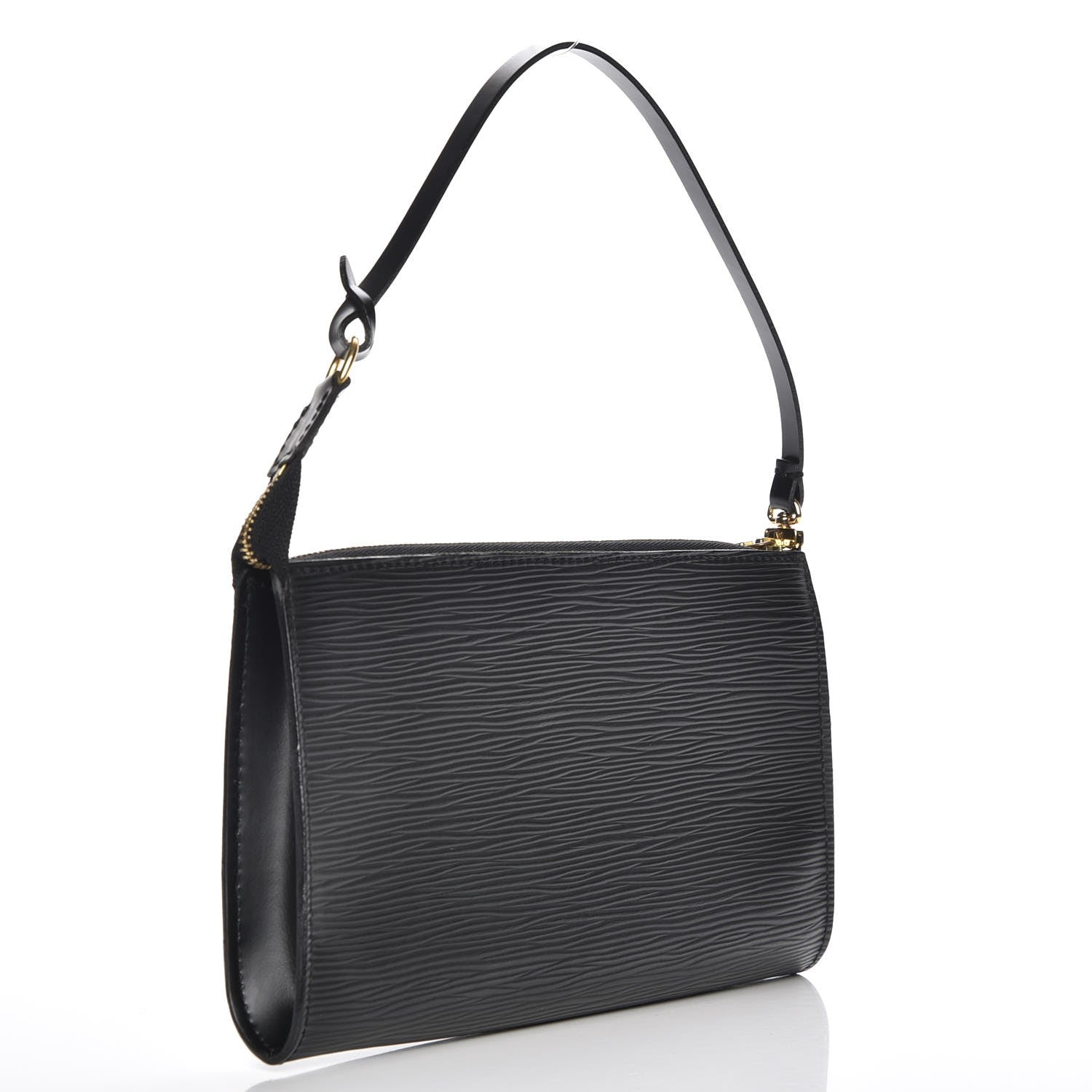 Louis Vuitton Epi Pochette Accessories 24 Black 3 of 8