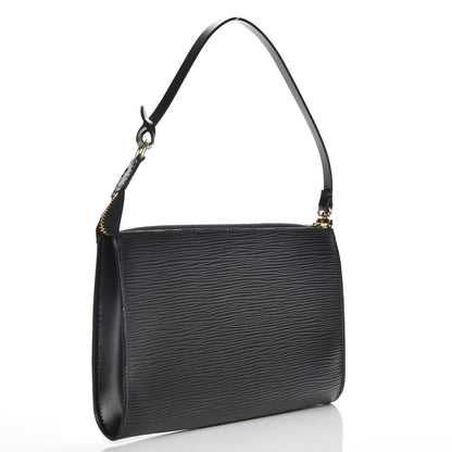 Louis Vuitton Epi Pochette Accessories 24 Black 3 of 8