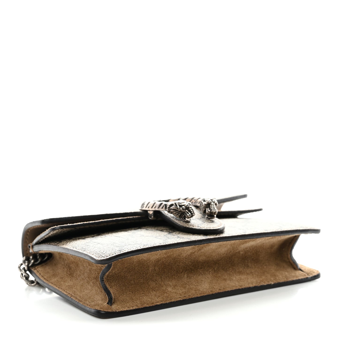GG Supreme Monogram Super Mini Dionysus Shoulder Bag Taupe