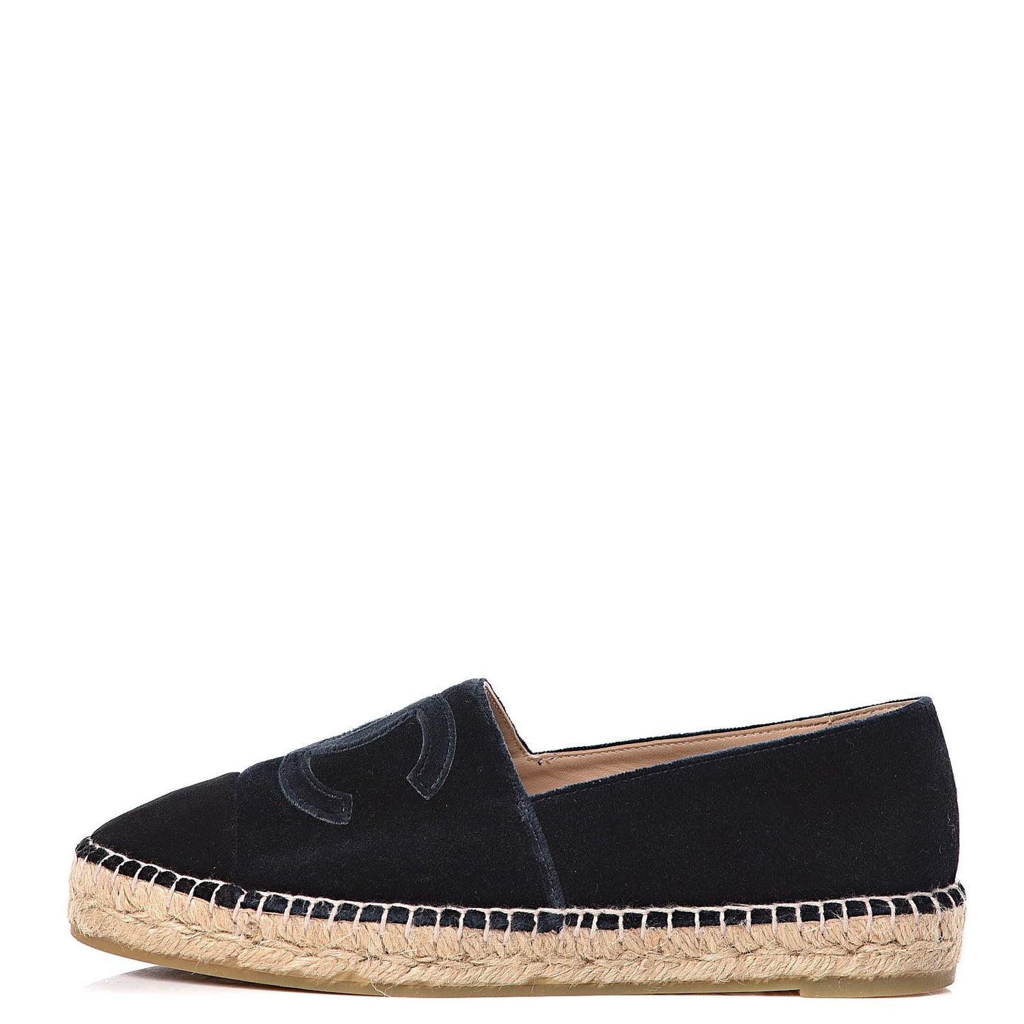 Velvet CC Espadrilles 39 Dark Navy Black