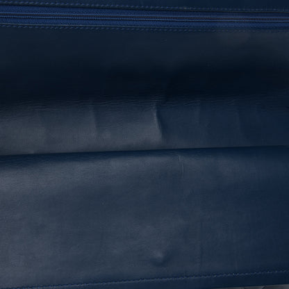 Chanel Patent Quilted Maxi Double Flap Navy 10 of 11