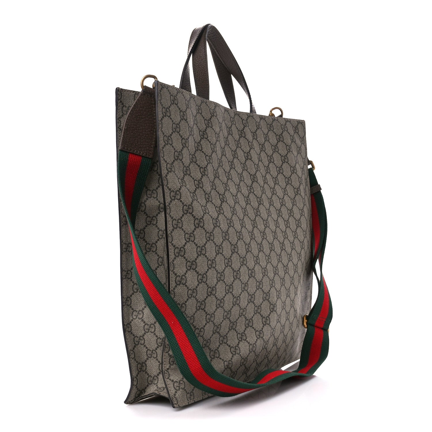 Gucci Soft GG Supreme Monogram Courrier Vertical Tote Beige New Acero 3 of 11