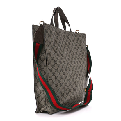 Gucci Soft GG Supreme Monogram Courrier Vertical Tote Beige New Acero 3 of 11