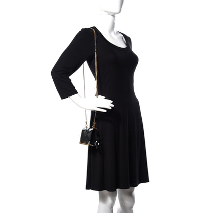 Prada Spazzolato Micro Cahier Bag Black 2 of 14