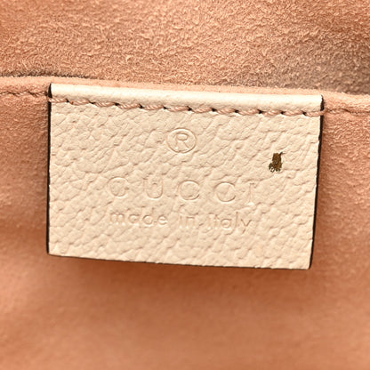 Gucci Textured Calfskin Ophidia Boston Bag Mystic White 6 of 9