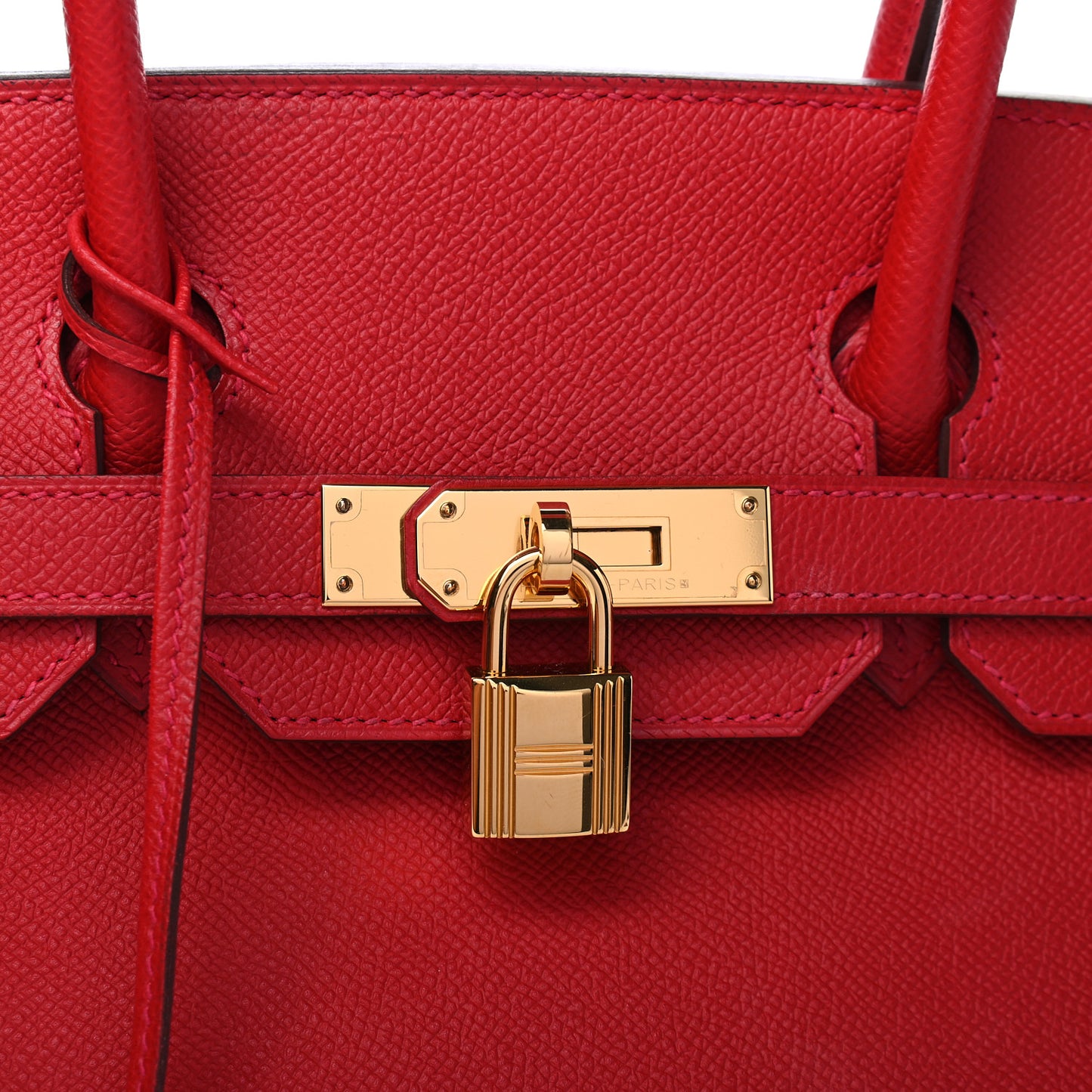 Epsom Birkin 30 Rouge Casaque