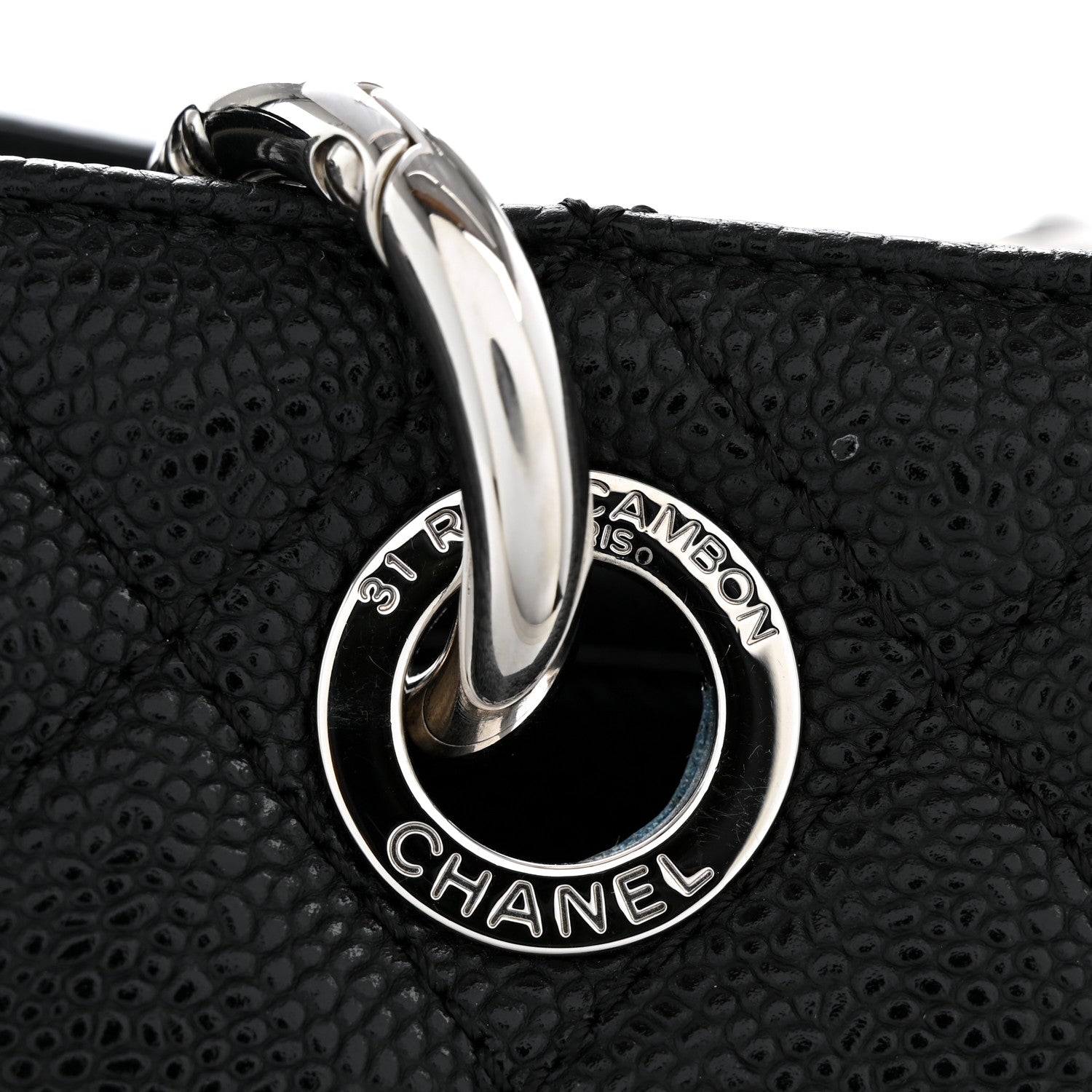 Chanel Caviar Quilted Grand Shopping Tote GST Black 14 of 15