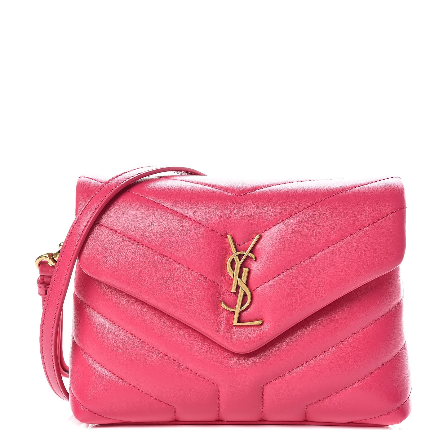 Calfskin Y Quilted Monogram Toy Loulou Crossbody Bag Freesia