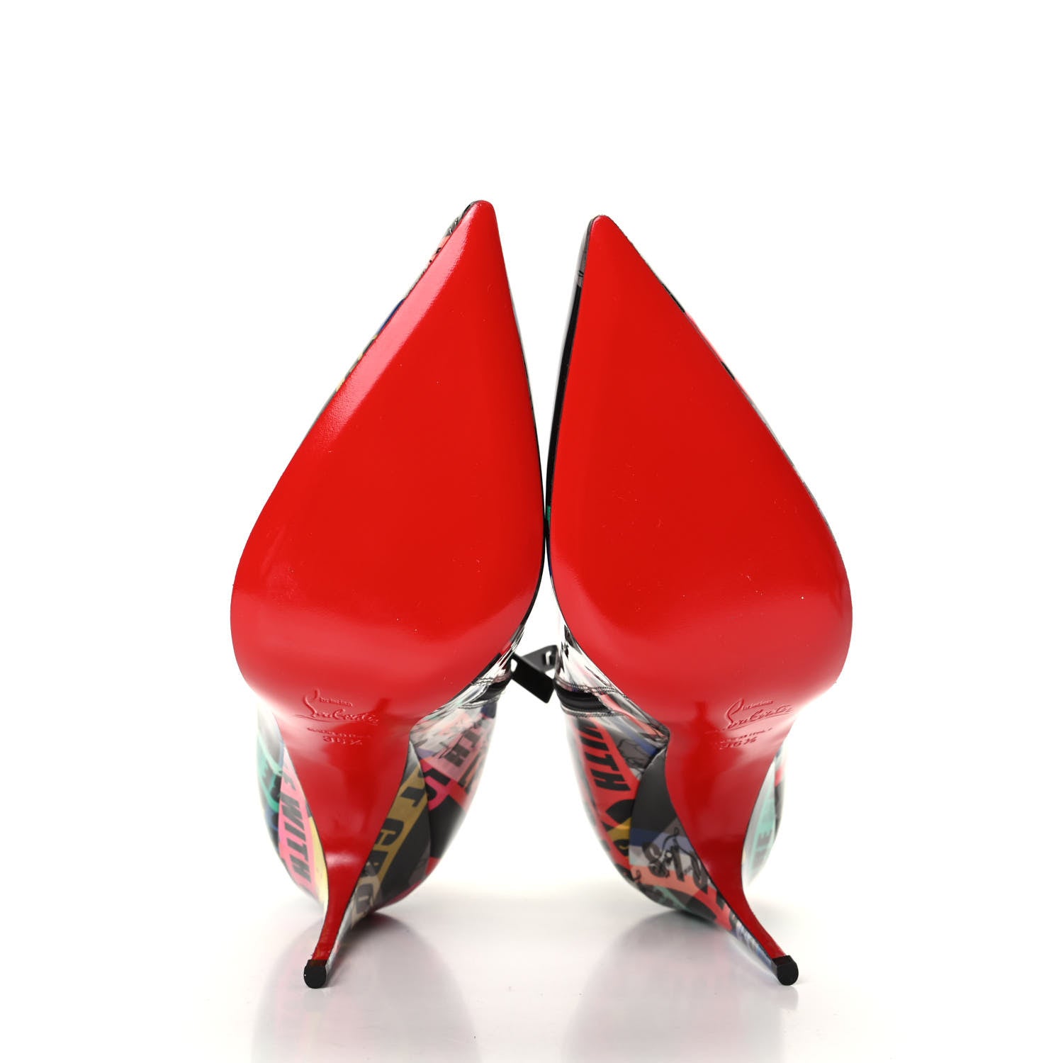Christian Louboutin Patent Loubiballage Gorgona 100 Ankle Boots 36.5 Multicolor 5 of 8