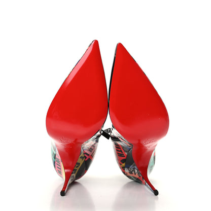 Christian Louboutin Patent Loubiballage Gorgona 100 Ankle Boots 36.5 Multicolor 5 of 8