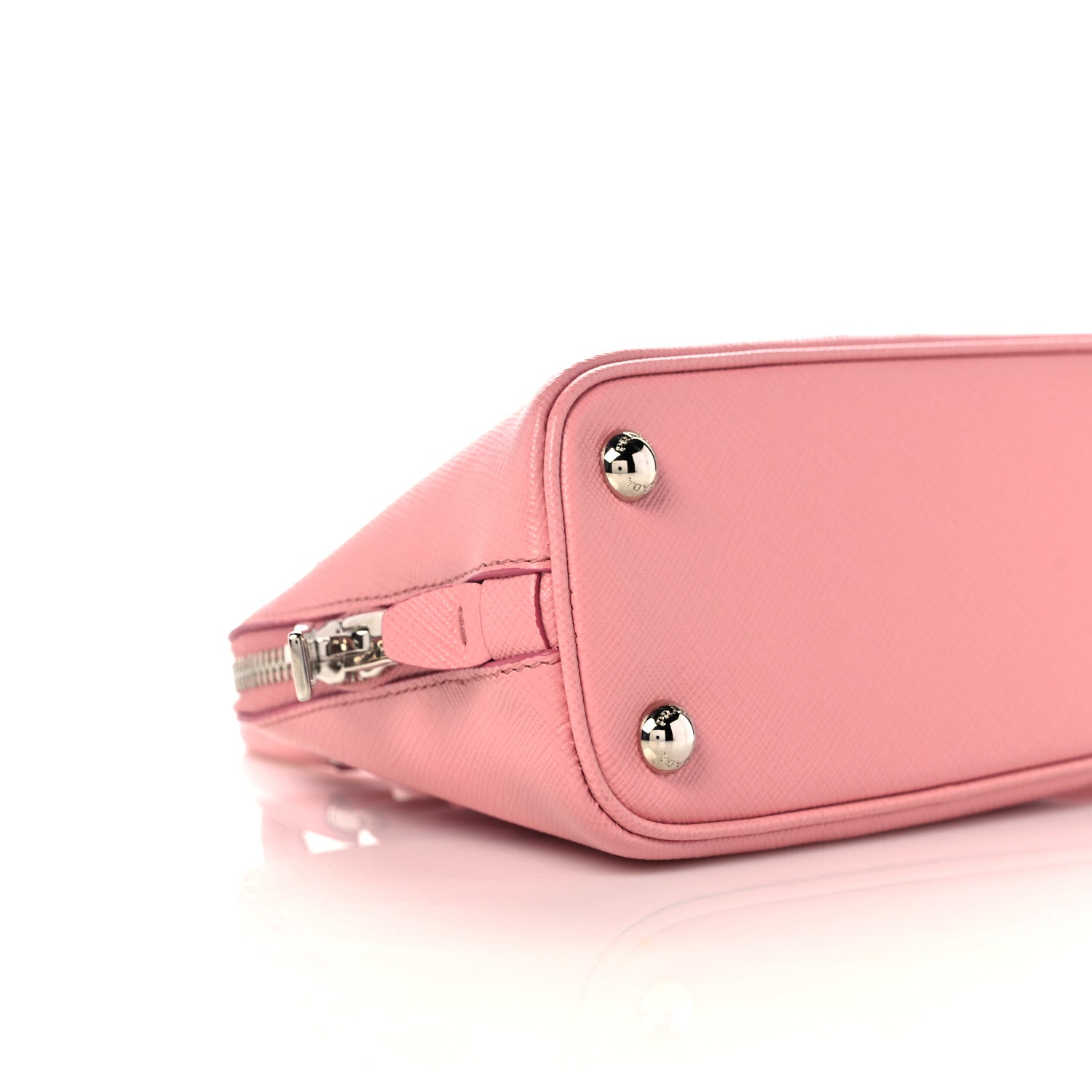 Prada Saffiano Lux Mini Promenade Tote Petalo 8 of 9