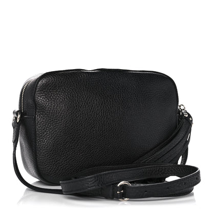 Gucci Pebbled Calfskin Studded Small Soho Disco Bag Black 3 of 13