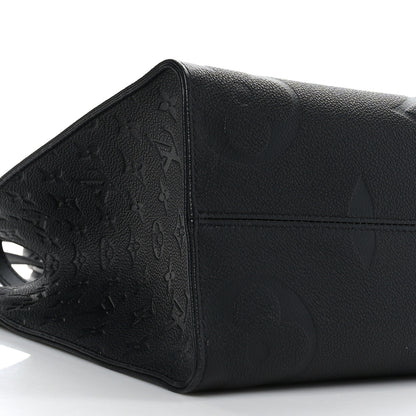 Louis Vuitton Empreinte Monogram Giant Onthego MM Black 7 of 8
