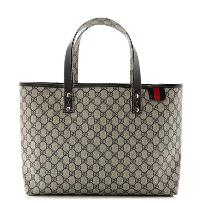 Gucci GG Plus Monogram Medium Signature Web Loop Tote Navy 1 of 12