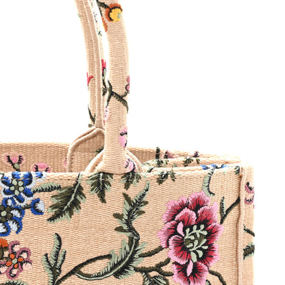 Christian Dior Raffia Embroidered Petites Fleurs Medium Book Tote Natural 11 of 13
