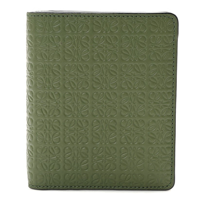Loewe Calfskin Embossed Compact Wallet Avocado 1 of 7