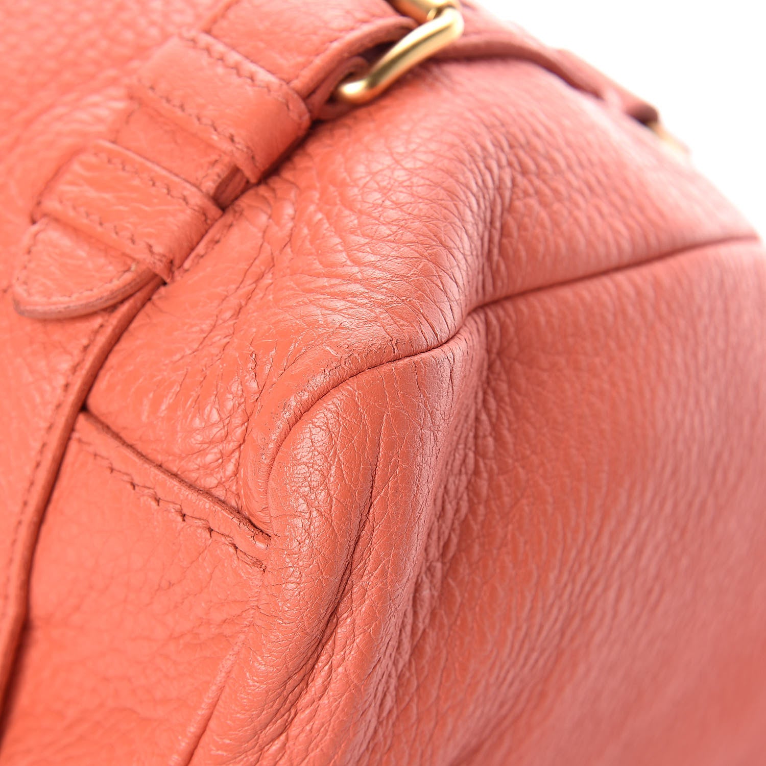 Prada Cervo Antik Easy A Foldover Pushlock Satchel Corallo 11 of 16