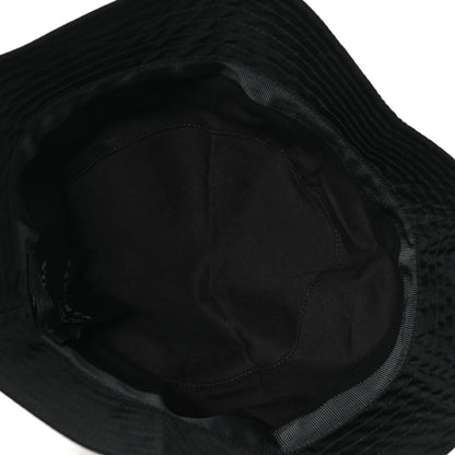 Prada Re-Nylon Rubber Logo Bucket Hat S Black 7 of 8