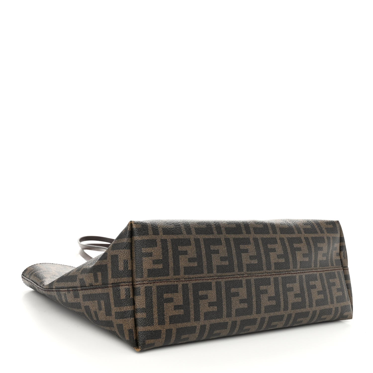 Fendi Zucca Spalmati Medium Roll Tote Tobacco Fuxia 4 of 10