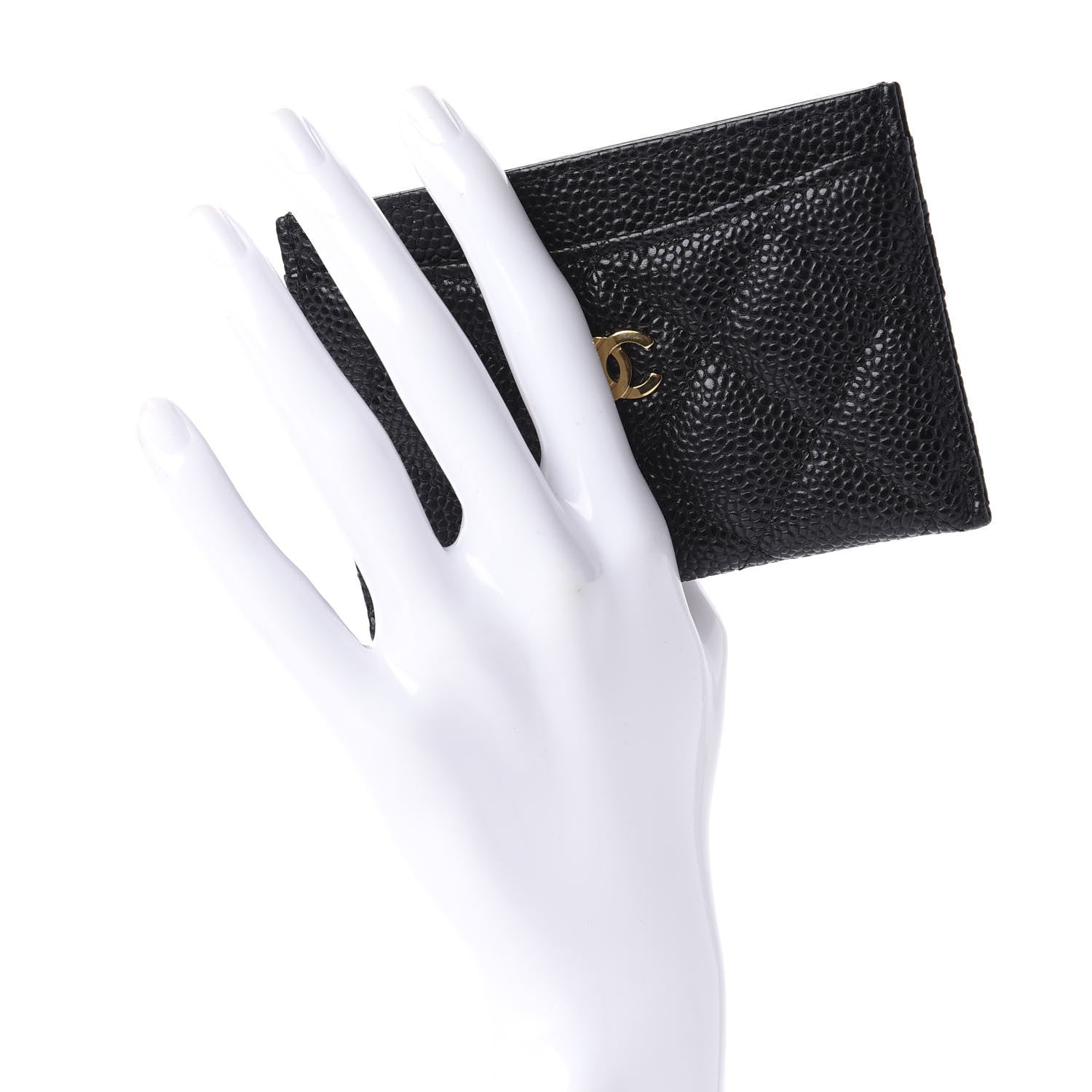 Chanel Caviar Quilted Card Holder Black 2 of 11